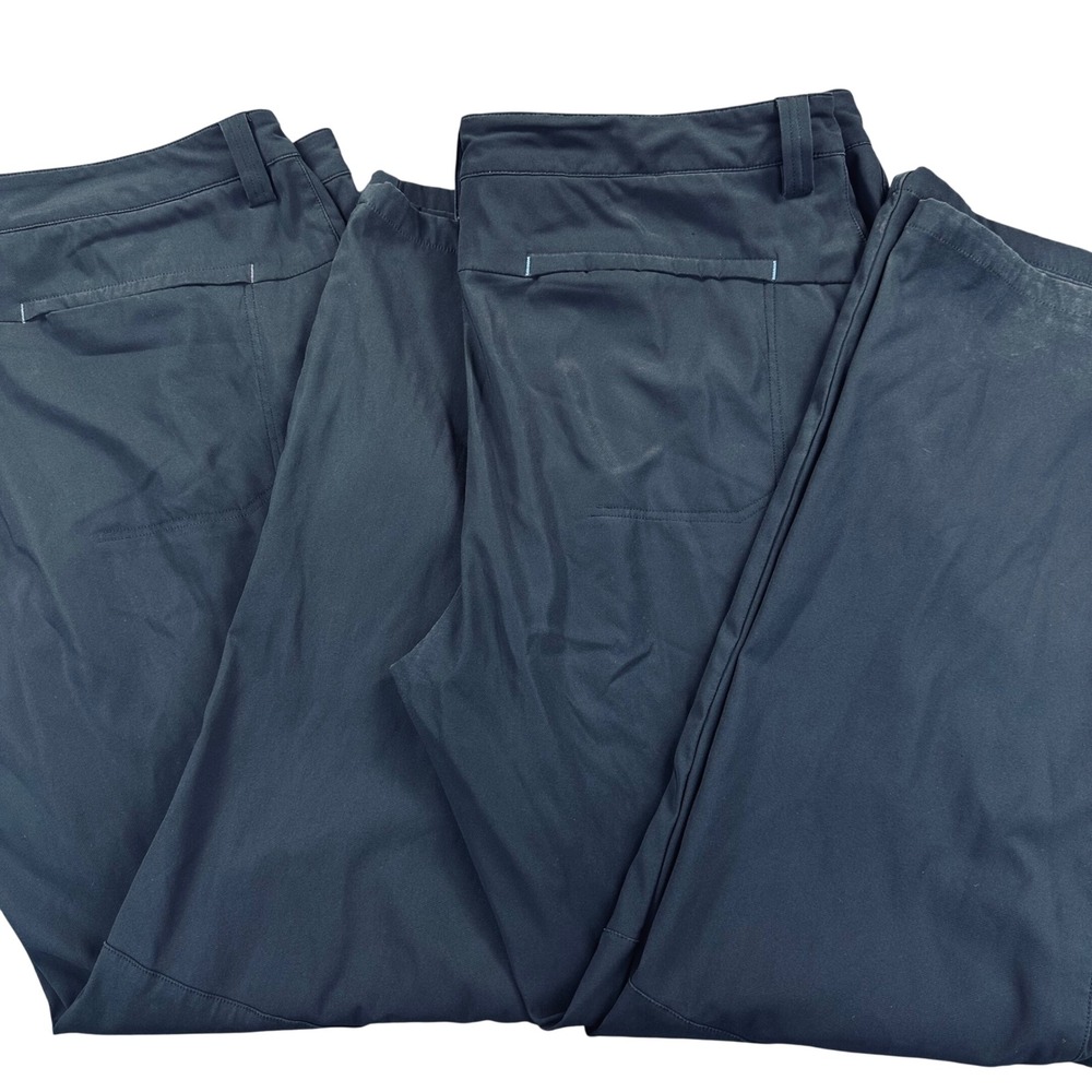 [Lot of 2]Luly Yang Cargo Workwear Pants Men's 2XL Black Performance Stretch